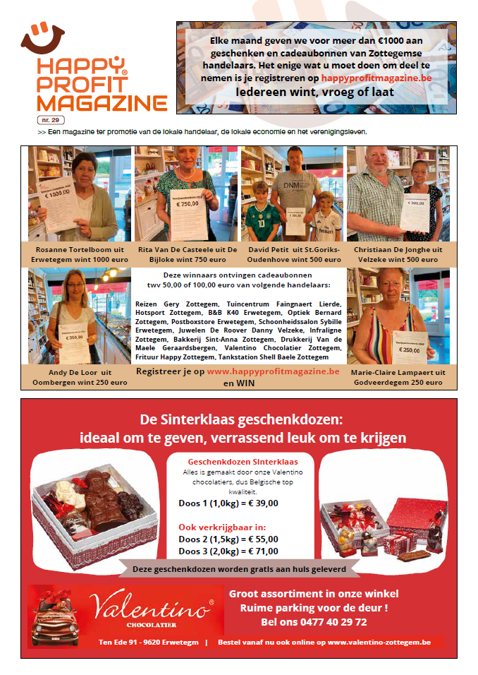 Happy Profit Magazine cover