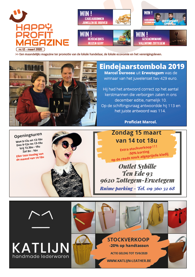 Happy Profit Magazine cover