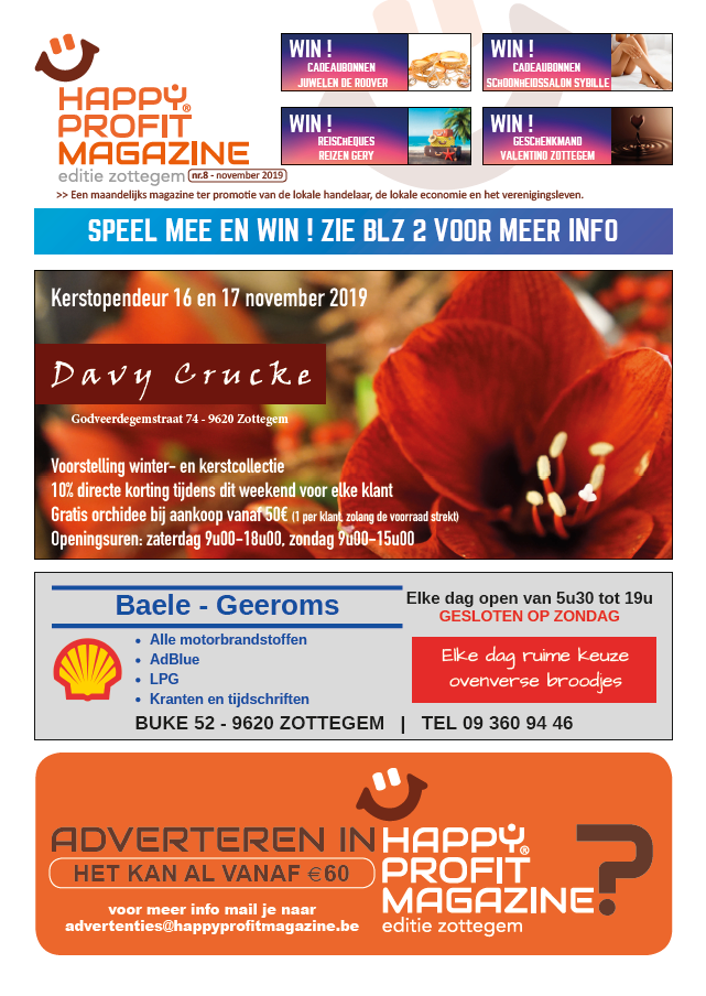 Happy Profit Magazine cover